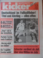 KICKER 35- 29.4. 1993 Bremen-Bayern 4:1 Gladbach-Dortmund 0:3 Stuttgart-Köln 2:0