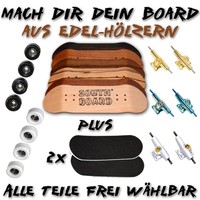 Fingerboard aus EDEL Holz,  SET von SOUTHBOARDS® Handmade Wood Fingerskateboard