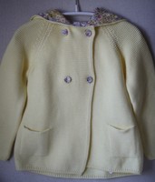 GUCCI BABY YELLOW FLORAL KNITTED CARDIGAN JACKET 12-18 MONTHS