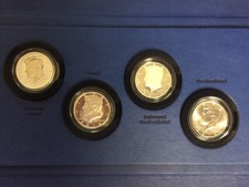 2014 50C 4 Coin Kennedy Half Dollar 50th Anniversary Set Silver Coin Collection