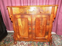Antike Anrichte / kleines Schränkchen um 1900 / Gründerzeitmöbel / Holzschrank