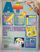 A+ Apple II Macintosh Magazine January 1989 Appleworks GS Framed Roger Rabbit