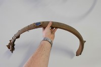 vintage 50er 60er Schutzbleche Emaile Blau 28 Zoll Vaterland Bismarck NOS