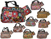 Tasche Damentasche Sporttasche Schultertasche Handtasche BlumenDesign 