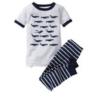 New Carter's 2 Piece Whale & Diver Cotton PJs Long Sleeve NWT 4 kid