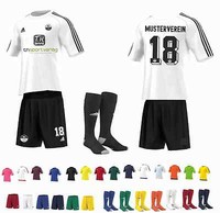 Profibeflockung! Adidas 14er Trikotsatz + Hose + Stutzen z.B. Estro15 Trikot