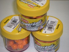 Berkley Powerbait Magnum Power Sparkle Egg 3 pk FEFOSC Orange Trout Fishing Bait