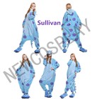 Fashion Sullivan kigurumi pajamas Adult Unisex Pajamas cosplay Costume hotsell