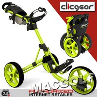 NEU Clicgear Golf Trolley 3.5+ - All Lime. Kostenloser Sofortversand.