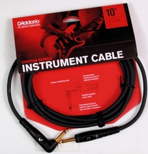 PLANET WAVES PW-GRA-10  10 FOOT CUSTOM SERIES INSTRUMENT CABLE, RIGHT ANGLE PLUG