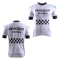 Herren Radtrikot , Fahradtrikot , Trikot PEUGEOT , Retro Vintage Cycling Jersey