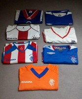 Trikot Sammlung Glasgow Rangers Schottland HSV