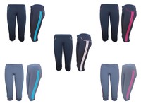 Damen 3/4 Joggers Jogginghose Sporthose Trainingshose Fitnesshose Laufhose Sport