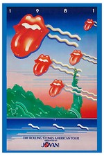 Mick Jagger & The Rolling Stones American Tour Poster 1981  PROMOTIONAL  13x19