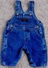 OshKosh B gosh Vest Back Denim Overalls All Cotton Size 3 Months #671509