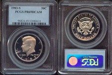 1983-S Pcgs Kennedy Half Dollar Pr69Dcam (103) A Beautiful Frosty Coin