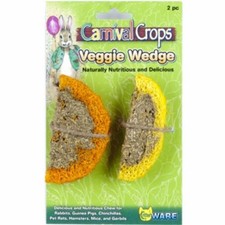 Ware Manufacturing Small Animal Veggie Wedge, Carnival Crops