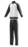 ADIDAS Herren Trainingsanzug Sportanzug Freizeitanzug weiß/schwarz Gr.56 od. 58