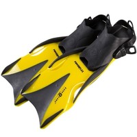 AQUALUNG Flosse Powerflex Flosse GELB verstellbar Taucherflossen Schwimmflossen