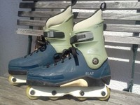 Razors Skates FLAT, Größe 43, Aggressive Stunt Skates