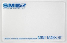 Sunshine Minting Smi Silver & Gold Bullion Security Mint Mark Decoder Lens Card