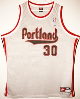 Nike NBA Basketball Portland Trail Blazers #30 Wallace Trikot/Jersey 52 XXL
