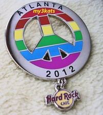 Hard Rock ATLANTA GAY PRIDE PIN 2012
