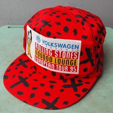 Original Rolling Stones European Tour 1995 Voodoo Lounge Basseball Cap NEW
