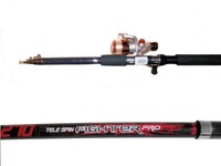 DAM Forellen Carbon Rute 270 cm 15/50 Wg. mit Balzer Rolle und 0,25 mm Schnur 