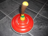 Völkl Hobby EISSTOCK + Ebra Asphalt Platte weiß Nr. 12 + Griff Ebra Nr. 101