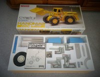 1/12 Kyosho (Graupner) Hanomag 66C Turbo Aluminium RC Radlader Bausatz 1984 OVP