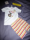NWT (Size 6 - 12 Mon) GYMBOREE Monkey "Slumper Party" 2-PIECE Shorts PAJAMAS