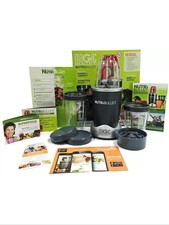 Magic Bullet "NutriBullet" Dk. Gray/Silver 12 Piece Set 600 watt Motor