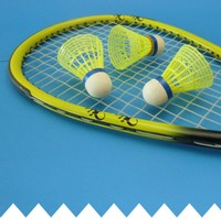 ◄►2 Ersatz-Bälle für SPEED-BADMINTON▲Rapid-Ball▲Turbo-Tennis▲fast&fun►NEU▲B-Ware