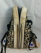 Vintage 80's Converse Chuck Taylor Glow in Dark Leopard Usa - Womens 7 & 8