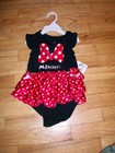 New Disney Minnie Mouse infant girl bodysuit 3/6m 6/9m