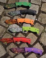 Zombie Hunter Bloodsplash Skull Knife Messer Taschenmesser 440 Stahl ZB114