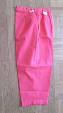 Vintage Women's Pedal Pushers in Coral - Size 10 Nwt - 1960s