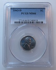 New listing
1943-D Lincoln Wheat Steel Cent Pcgs Ms66 (919)