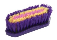 Mähnenbürste jun. violett/gelb/pinke PflegePferde Kardätsche Fellbürste 321655