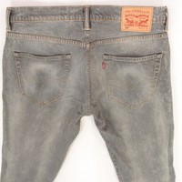 Mens Levis 520 TAPER Extreme Tapered Stretch Grey Jeans W33 L30
