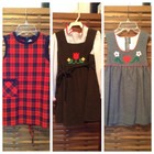 Lot Of 3 Vintage Little Girls 70S 80S Dresses Retro Kids Boho Hipster Sz 5/6