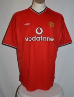 Trikot von Manchester United, Größe XXL, Saison 2000-2002, Umbro  -Sammlerstück-