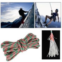 Outdoor Sport Auxiliary Rope Kletterseil 7KN Climbing Escape Rescue Safety Rope
