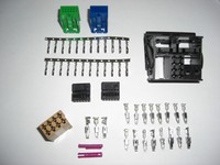 Quadlock Buchse 16 polig m. MQS & ISO Power Timer Kontakten VW AUDI Radio / Navi