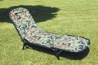  LINEAEFFE CAMO Luxus Karpfenliege Stahl Bedchair Angelliege -  