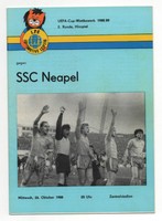Orig.PRG   UEFA Cup  88/89   1.FC LOK LEIPZIG - SSC NEAPEL  !!  SEHR SELTEN