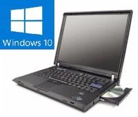 LENOVO WIN10 IBM THINKPAD LAPTOP NOTEBOOK R60 NETBOOK WINDOWS 10 - GUT ERHALTEN