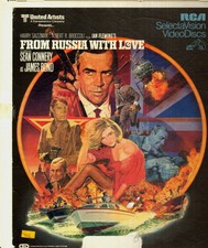 CED VIDEODISC JAMES BOND SEAN CONNERY FROM RUSSIA WITH LOVE