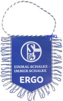 FC SCHALKE 04 + Wimpel Banner für Auto etc.+ Einmal Schalke immer Schalke + KULT